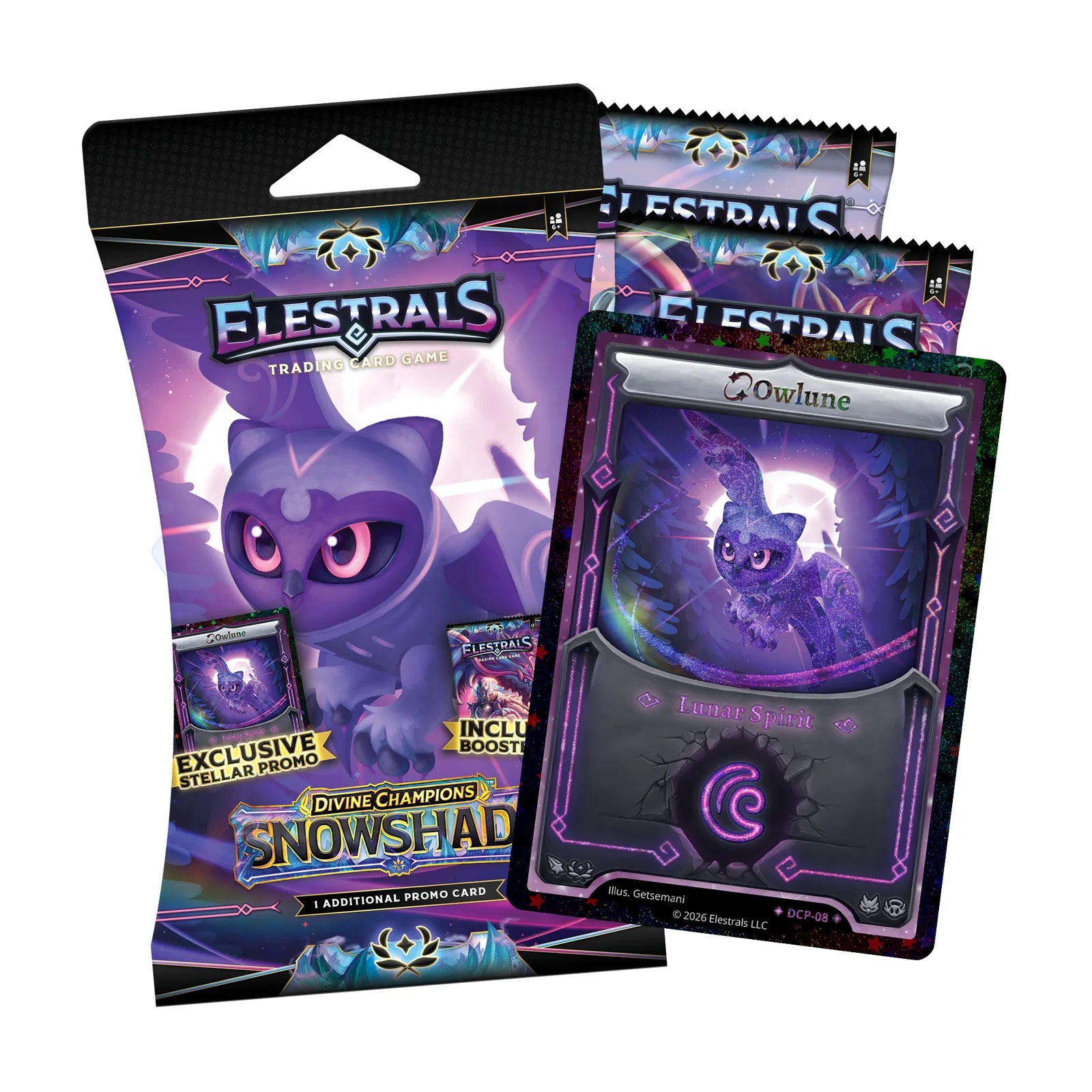 Elestrals TCG: Stellar Owlune Double Blister Pack - Snowshade (Divine Champions)